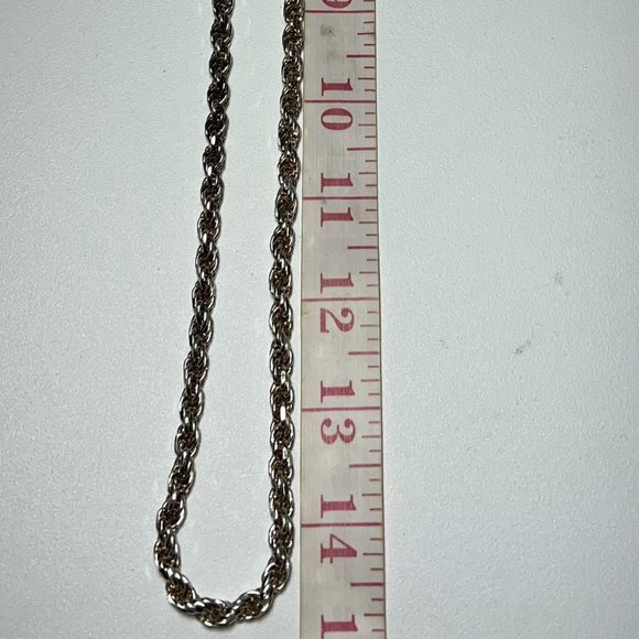 AGI ITALY Men's Rope Chain Real Solid 925 Sterling Silver Necklace 6mm 30" ITALY - Picture 14 of 15